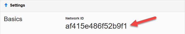 ZeroTier Network ID copy